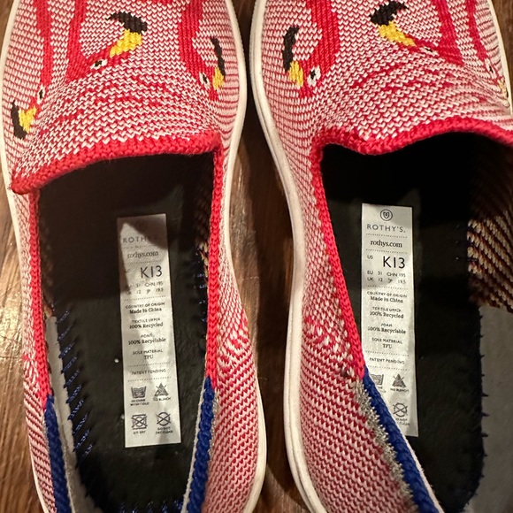 Size 13 Rothys Flamingos - Picture 3 of 3